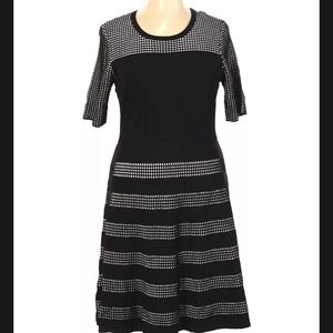 Calvin Klein Women Black Casual Dress (L)